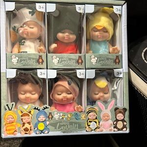 Doll Set - Colorful Baby Dolls